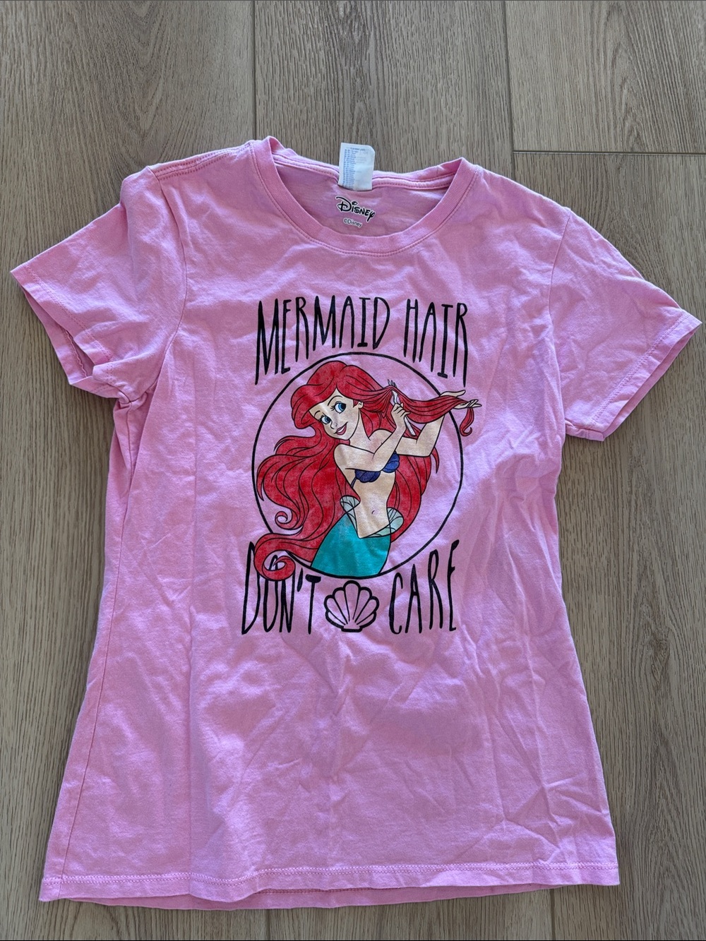 Disney Pink Ariel 'Mermaid Hair' Graphic Tee